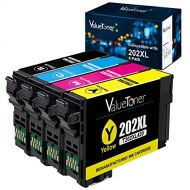 Valuetoner Remanufactured Ink Cartridges Replacement to use with Epson 202XL 202 XL for Workforce WF-2860 Expression Home XP-5100 (1 Black, 1 Cyan, 1 Magenta, 1 Yellow)