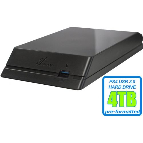  Avolusion HDDGear 4TB (4000GB) 7200RPM 64MB Cache USB 3.0 External PS4 Gaming Hard Drive (PS4 Pre-Formatted) - PS4, PS4 Slim, PS4 Slim Pro - 2 Year Warranty