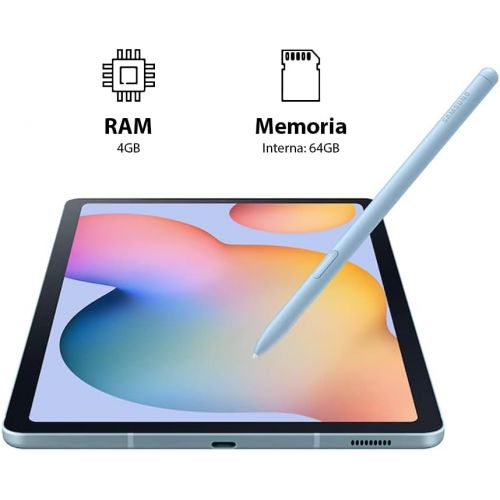 삼성 Samsung Galaxy Tab S6 Lite 10.4, 64GB WiFi Tablet Angora Blue - SM-P610NZBAXAR - S Pen Included