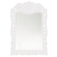 Howard Elliott Collection Howard Elliott 4085W St. Agustine Mirror, White