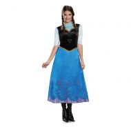 Disguise Womens Frozen Anna Traveling Deluxe Costume