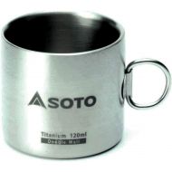 SOTO AeroMug Ultra-Light & Non-Corrosive Titanium Mug (Titanium, 450ml)