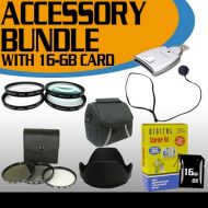 BVI Accessory Saver 16GB Fujifilm FinePix HS20EXR Filter Kit, Lenses and Accessory Bundle