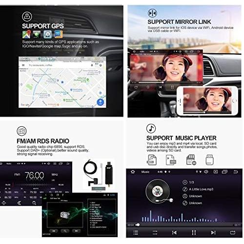  TypeBuilt Car Radio 9 Inch HD Screen Radio GPS Navigation for Kia Sorento 2009 2012 Android Car Support DAB+ Steering Wheel Control 4G WiFi Bluetooth Mirrorlink Carplay
