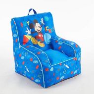 [아마존베스트]Disney Mickey Mouse Kids Nylon Bean Bag Chair with Piping & Top Carry Handle
