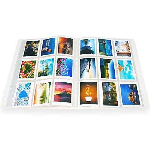 Big Trend 432 Pockets Mini Photo Album for Fujifilm Instax Mini 11 7s 8 8+ 9 25 26 50s 70 90 Film, Name Card & 3 Inch Pictures(432 Pockets, Clear)