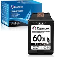 ZepmTek Remanufactured Ink Cartridge Replacement for HP 60XL 60 XL Used with PhotoSmart C4700 C4795 C4600 D110a Envy 120 100 114 DeskJet F4235 F4580 F4400 F2430 F4440 F2480 D1660 P