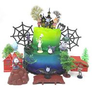 VAMPIRINA Birthday Cake Topper Set Featuring Vampirina and Friends Figures with Decorative Themed Accessories