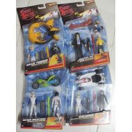 Hot Wheels Speed Racer Action Figure 2 Packs. The Four Included Speed Racer Two Packs are Rollin Thunder, Battle Board, Rockin Rocketbike, Kart Cannon. Includes Speed Racer (3), Po