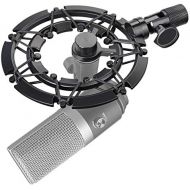[아마존베스트]YOUSHARES K670 shock absorber mount with foam wind protection reduces vibration and is compatible with the Fifine K670 microphone.