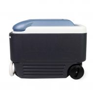 Giantex LIYANBWX Passive Cooler Box Picnic Insulated Box with Wheels and Handle for Camping, Bbqs, Tailgating & Outdoor Activities