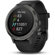 Garmin vivoactive 3 GPS Smartwatch - Black & Gunmetal (Renewed)