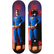 LDGGG Skateboards 24 Inches Complete Skateboard Thickened Maple Junior Skateboard Childrens Skateboard Flying Man