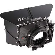 Foto4easy Carbon Fiber Matte Box,JTZ DP30 4x5.65 Swing-Away Matte Box with 15mm/19mm Rod Rail Rig for Sony FS5 FS7 ARRI RED Canon C100 C200 C300 Blackmagic BMPCC BMCC Pocket Cinema