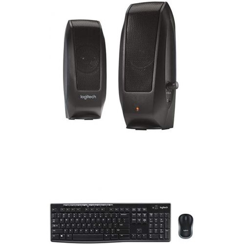 로지텍 Logitech S120 2.0 Stereo Speakers and MK270 Wireless Keyboard and Mouse Combo