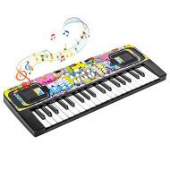 [아마존베스트]Shayson Kids Piano Keyboard, 37 Keys Electronic Piano Keyboard for Kids Multifunction Portable Music Instrument Birthday Xmas Gifts for Kids Toys for 3 4 5 6 7 Years Old Girls Boys