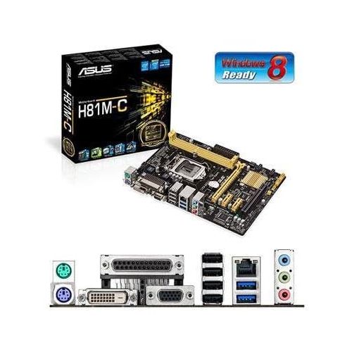 아수스 Asus H81m C/Csm Desktop Motherboard Intel H81 Chipset Socket H3 Lga 1150 Prod. Type: Motherboards/Lga1150 Boards