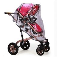 IROCH Rain cover for baby pram , Universal Pushchair Stroller Pram Buggy Transparent Rainproof...