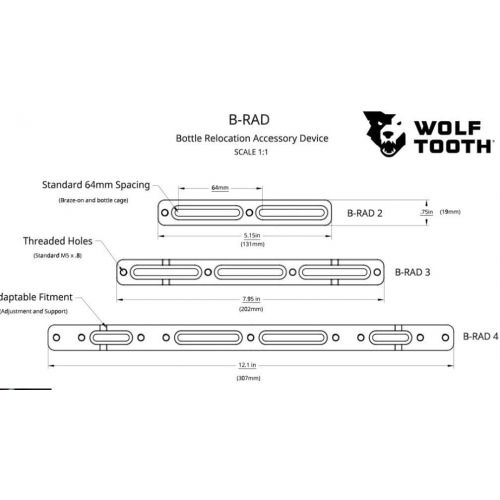  Wolf Tooth Components B-RAD Mounting Base