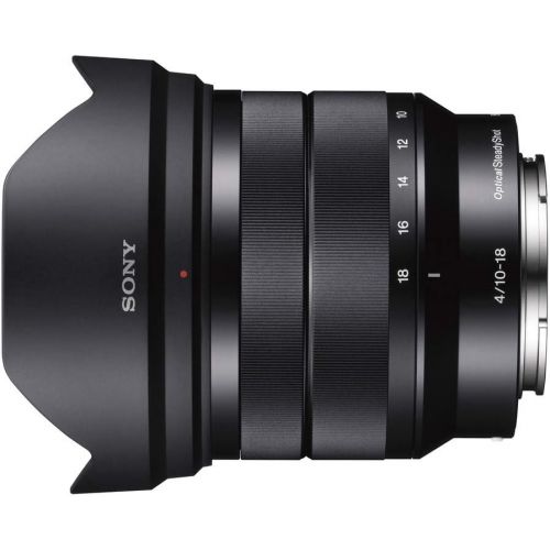 소니 [아마존베스트]Sony - E 10-18mm F4 OSS Wide-Angle Zoom Lens (SEL1018),Black