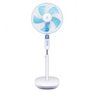 GLOBE AS Pedestal Fans Stand Fan Floor-Standing Can Be Rotated Four-Speed Speed Regulation Mute White 60W Room Air Circulator Fan