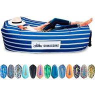 Chillbo Shwaggins Inflatable Couch ? Cool Inflatable Chair. Upgrade Your Camping Accessories. Easy Setup is Perfect for Hiking Gear, Beach Chair and Music Festivals.