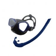 TZTED Snorkel Set, Snorkeling Diving Mask with Anti-Fog Film Glass and Flexible Silicone Snorkel Tube for Adult and Youth