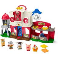 Fisher-Price Little People Caring for Animals Farm Playset with Smart Stages Learning Content for Toddlers and Preschool Kids
