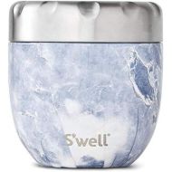[아마존베스트]Swell Stainless Steel Bowls Triple-Layered Vacuum-Insulated Containers Keeps Food and Drinks Cold for 12 Hours and Hot for 7 - with No Condensation - BPA Free, 16oz, Blue Granite