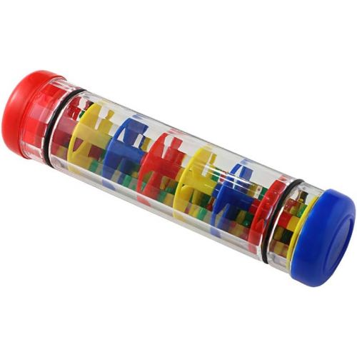  [아마존베스트]Ubblove Rainmaker 8 inch Mini Rainstick for babies Rattle Tube Rain Stick Shaker Music Sensory Auditory Instrument Toy For baby child girl (8 inch)