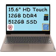 Lenovo Ideapad 3 15 Premium Laptop I 15.6 HD Touchscreen Display I Intel Pentium Gold 6405U I 12GB DDR4 512GB SSD I Dolby Audio 720p Webcam HDMI Win10 + 32GB Micro SD Card