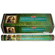 인센스스틱 HEM Egyptian Jasmine Incense Sticks Agarbatti Indian Natural Fragrance 20x6Box