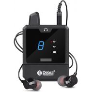 D Debra Audio ER-Mini UHF Portable Wireless in-Ear Monitor System with Monitoring Type for Stage, Band, Recording Studio, Musicians, Monitoring (Only 1 Receiver)