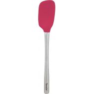 Tovolo Flex-Core Stainless Steel Handled Spoonula (Viva Magenta), Silicone Spoon Spatula Head With Ergonomic Grip Stainless Steel Handle, Dishwasher-Safe Kitchen Utensil, Very Peri