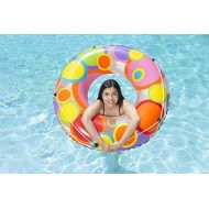 Poolmaster 48-Inch Swimming Pool Tube Float, Bright Circles