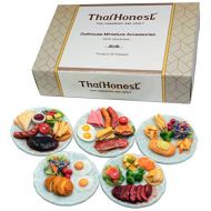 ThaiHonest Lovely Mixed 5 Assorted Dollhouse Miniature Food,Tiny Food for Collectibles