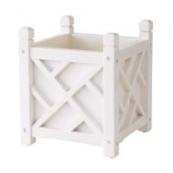 DMC Products 70202 Chippendale Planter, 14-inch, White
