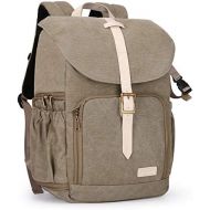 BAGSMART Camera Backpack, BAGSMAR DSLR Camera Bag Backpack, Anti-Theft and Waterproof Camera Backpack for Photographers, Fit up to 15 Laptop with Rain Cover, Olive Green
