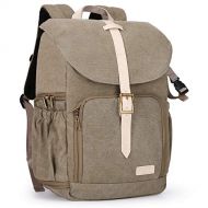 BAGSMART Camera Backpack, BAGSMAR DSLR Camera Bag Backpack, Anti-Theft and Waterproof Camera Backpack for Photographers, Fit up to 15 Laptop with Rain Cover, Olive Green