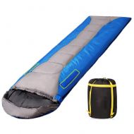 FENGS Sleeping Bags Lightweight Sleeping Bag for Adults Warm Thickening Indoor Using with Waterproof Compression Sack for Backpacking Hiking Camping Sky Blue-1.7kg Version