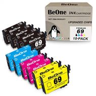 BeOne Remanufactured Ink Cartridge Replacement for Epson 69 T69 10-Pack to Use with Stylus NX415 NX510 NX400 NX110 NX215 NX300 NX100 NX515 Workforce 610 500 30 600 310 615 40 Print