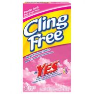 Cling Free Fabric Softener Sheets: Powder Fresh 40 Count
