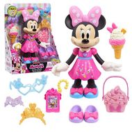 Disney Junior Sweets & Treats Minnie Mouse, Interactive 10 Inch Doll with Lights, Sounds, and Accessories, by Just Play