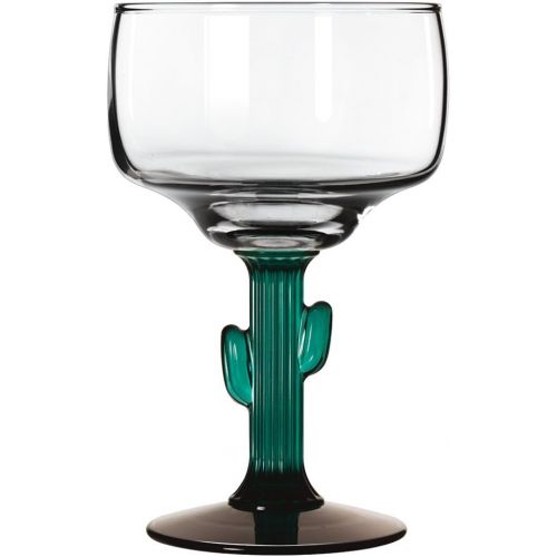  [아마존베스트]Libbey 16oz Cactus Margarita Glass with Juniper Stem (1 Count)