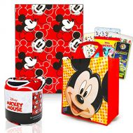 Classic Disney Disney Mickey Mouse Fleece Throw Blanket and Tote Bag Bundle Mickey Mouse Kids and Teens Blanket, Mickey Tote, Mickey Stickers, and More for Boys & Girls (Size 45 x 60)