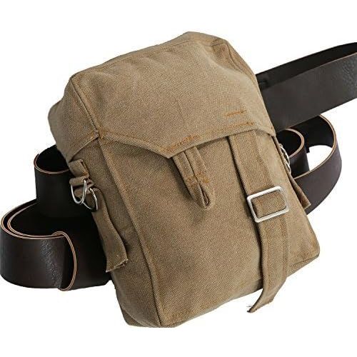  할로윈 용품Xcoser Rey Bag Brown Canvas Rey Sidebag with PU Belt Cosplay Accessories