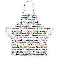 Camco Life is Better at The Campsite Adjustable Apron-Multi Color Retro RV Pattern, for Baking Cooking and Grilling (53257),Multicolor