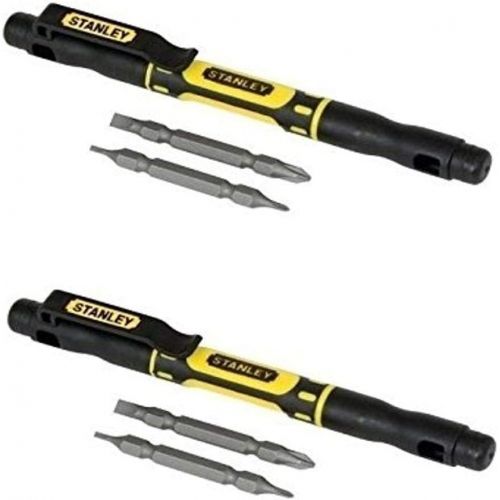  Bostitch Office Stanley 4-In-1 Pocket Screwdriver Pack of 2 (66-344-2)