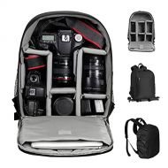 EMART Camera?Backpack with?Removable Compartment, Waterproof Bag for?DSLR Lens SLR Mirrorless Camera, Camera Case for Tripod, 13 Laptop,?Sony Canon Nikon,?Rain?cover&nbs