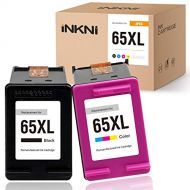 INKNI Remanufactured Ink Cartridge Replacement for HP 65XL for Envy 5055 5052 5010 Deskjet 3755 3752 2655 3755 2652 2622 2624 3720 3722 2630 AMP 100 120 125 Printer (Black Tri-Colo